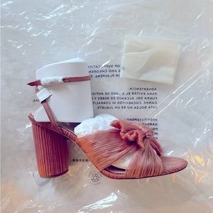 Brand new, never worn Bermuda Pink Loeffler Randall Camellia sandals